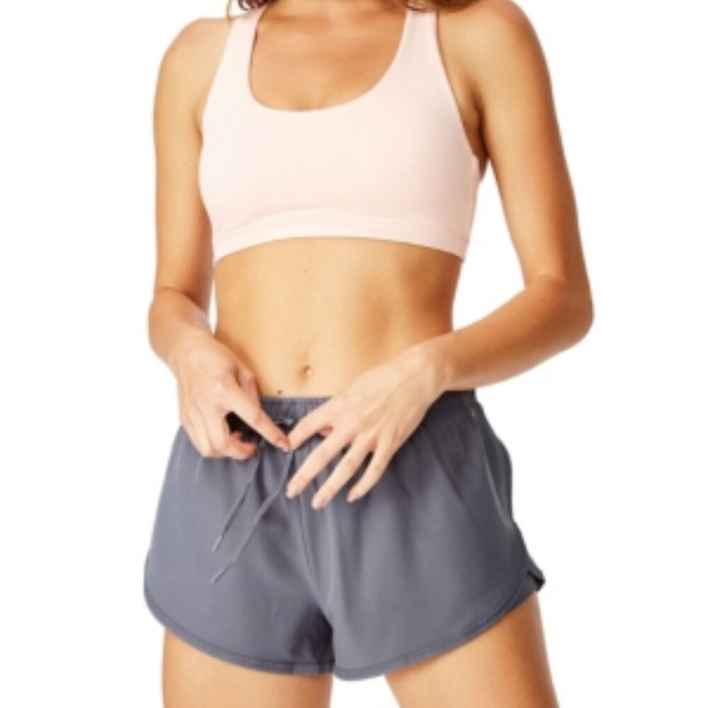 NWT Cotton On Body Women's Scoop Neck Strappy Sports Bra Pink Size XS $50 6C095
